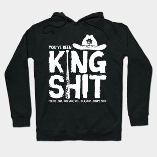 King Shit (white) Hoodie